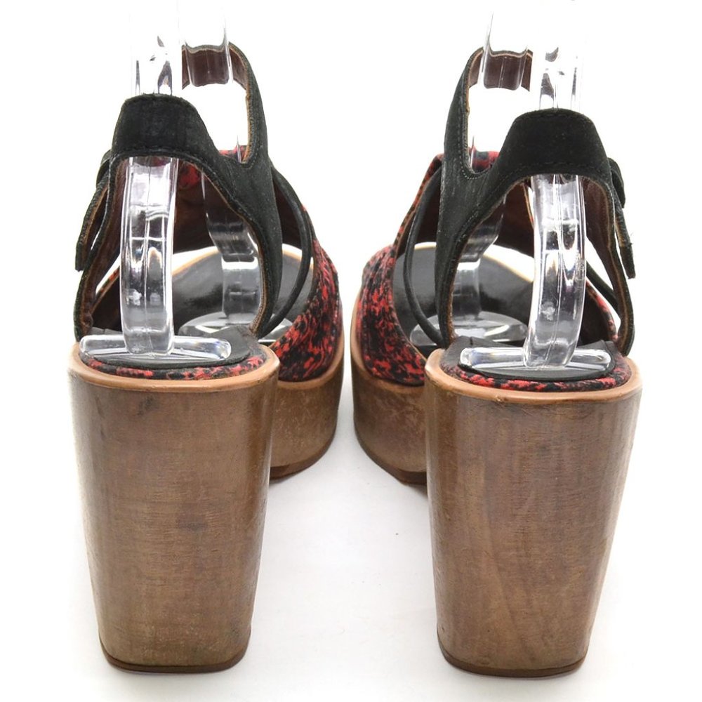 Rachel Comey Spade Paint Wooden Sandals size 9 - Picture 4 of 6